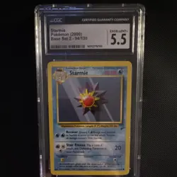 Pokemon TCG Starmie 94/130 Base Set 2 Regular CGC 5.5 English (2000) - Image 1