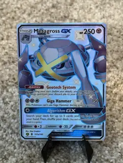 Pokemon Metagross GX 157A/145 Alternate Art Promo Full Art Holo Card ‼MINT‼ - Image 1