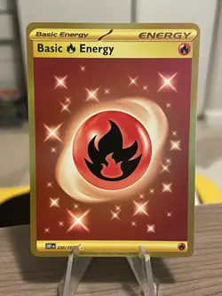 Pokemon Basic Fire Energy 230/197 SV:03 Obsidian Flames Hyper Rare NM - Image 1