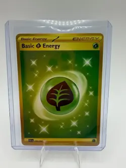 Basic Grass Energy Gold Pokemon Card 278/193 | Paldea Evolved - NM/M - Image 1