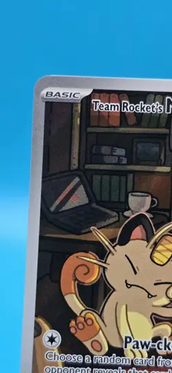 Team Rocket's Meowth 203/182 IR Pokemon TCG SV10: Destined Rivals - Near mint - Image 2
