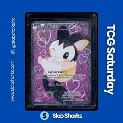 2013 POKEMON B&W LEGENDARY TREASURES RADIANT COLL. #RC23/RC25 EMOLGA FULL ART - Image 1