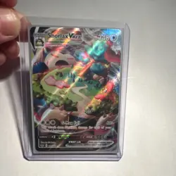 Pokemon Snorlax VMAX Ultra Rare Holo 142/202 Sword & Shield 340 HP G-Max Fall - Image 1