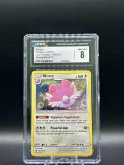 Blissey CGC 8 153/214 Lost Thunder Strong Bond Tin - 2018 Pokemon English - Image 1