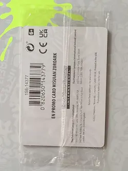 Pokemon 076/196, Hisuian Zoroark, GameStop Promo, Holo, Rare, NM, (SEALED) - Image 2