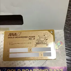 Mew Gold Boarding Pass Japanese ANA Promo No 2 Pokemon Mint From Japan - Image 5