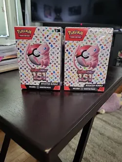 Pokemon TCG Scarlet & Violet 151 Booster Bundle Box 6 Packs Lot of 2 NEW - Image 1