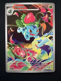 Pokemon TCG Ivysaur 134/132 Illustration Rare Mega Evolution Base Set NM/M - Image 1