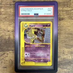 Pokemon Hypno Aquapolis Holo Rare English PSA 9 “Dream Eater”— GUARD INCLUDED - Image 1