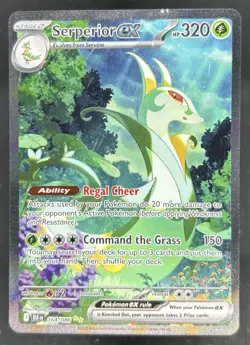 2025 Pokemon Black Bolt Serperior ex Special Illustration Rare #164/086 - Image 1