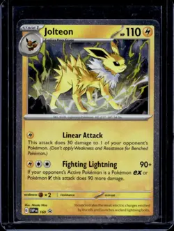 2023-25 Pokemon SV Black Star Promos Jolteon #169 - Image 1