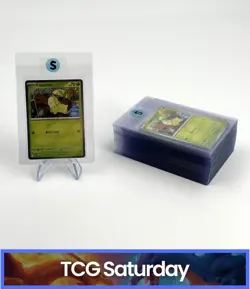 2026 POKEMON M.E. PERFECT ORDER PROMO #MEP069 CHIKORITA COSMO HOLO LOT OF 50 - Image 1