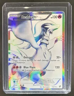 2011 Pokemon Black & White Reshiram #113/114 - Image 1