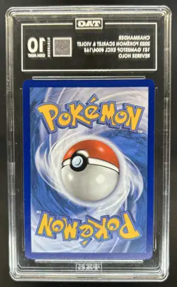 2023 Pokemon 151 Gamestop Exclusive Charmander Reverse Holo #004/165 TAG 10 - Image 2