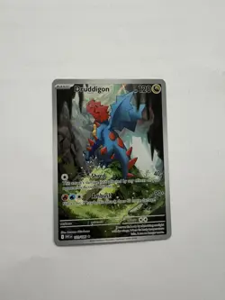 Pokemon TCG Druddigon 151/086 Illustration Rare White Flare - Image 2
