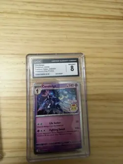 Pokemon Ceruledge Day Promo Paldean Fates Holo Rare 040/091 CGC 8 English - Image 1