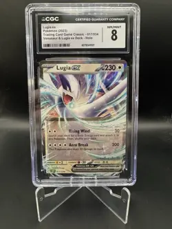 Pokemon Lugia ex 17/34 CGC 8 Ultra Rare Holo Venusaur & Lugia ex Deck - Image 1