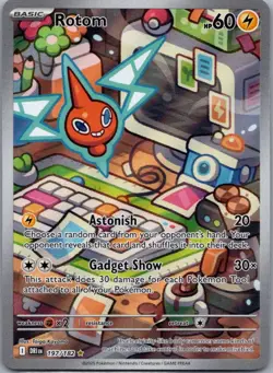 Rotom 197/182 Illustration Rare Destined Rivals Pokemon Holo Near Mint - Image 1
