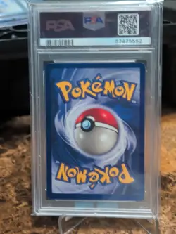 1999 POKEMON BASE SET UNLIMITED #7 HITMONCHAN-HOLO PSA 1 - Image 2