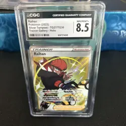 🔥Pokemon Silver Tempest Ultra Rare Raihan TG27/TG30 CGC 8.5 NM/Mint+ - Image 1