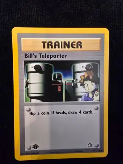 2000 Pokemon Neo Genesis 1st Edition Bill's Teleporter #91 - Image 1