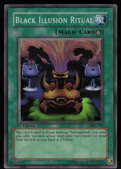 Black Illusion Ritual MRL-051 Magic Ruler 1st Edition Super Rare YU-GI-OH - Image 1