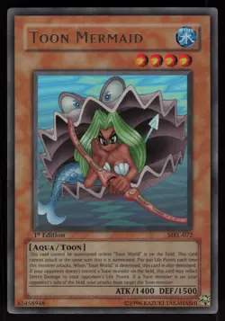 Toon Mermaid MRL-072 Magic Ruler 1st Edition Ultra Rare YU-GI-OH - Image 1
