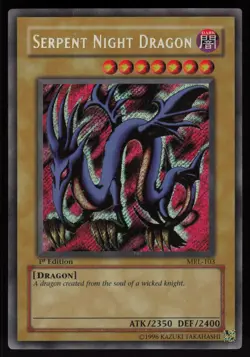 Serpent Night Dragon MRL-103 Magic Ruler 1st Edition Secret Rare YU-GI-OH - Image 1