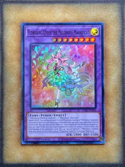 Yugioh Flowering Etoile the Melodious Magnificat LEDE-EN036 Super Rare 1st Ed NM - Image 1