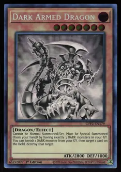 Dark Armed Dragon (Ghost Rare) GFP2-EN179 1st Edition YU-GI-OH - Image 1