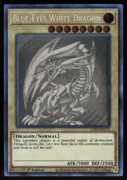 Blue-Eyes White Dragon (Ghost Rare) GFP2-EN175 1st Edition YU-GI-OH - Image 1