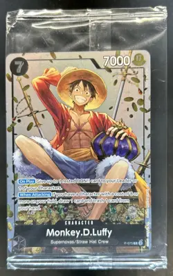 2026 One Piece Tin Pack Vol 2 Monkey D Luffy Alt Art Promo #P-075 - Image 1