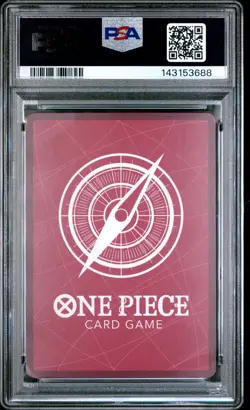 2025 One Piece Promo Shanks PSA Magazine 001 PSA 9 - Image 2