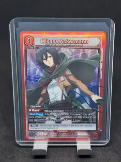Mikasa Ackermann Foil - UE10BT/AOT-1-089 NM - Union Arena - Image 1