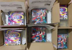 Pokemon Card Booster Box Lot - Mega Symphonia & Mega Brave, 3 Boxes Each Japan - Image 1
