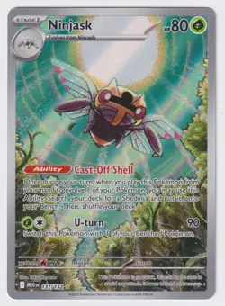 2025 Mega Evolution Series - Mega Evolution Ninjask Illustration Rare #137 - Image 1