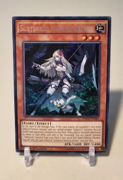 Subterror Nemesis Archer INOV-EN082 *NM* 1st Edition Secret Rare Yugioh Card - Image 1
