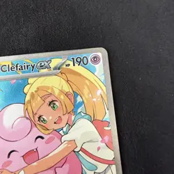 POKEMON LILLIES CLEFAIRY EX SIR 280/217 ME: ASCENDED HEROES HOLO MINT - Image 2