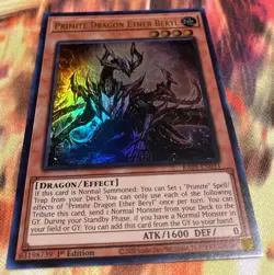 YuGiOh Primite Dragon Ether Beryl RA05-EN033 Rarity Collection 5 Ultra Rare NM - Image 2