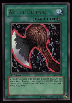 Axe of Despair MRL-002 Magic Ruler 1st Edition Ultra Rare YU-GI-OH - Image 1