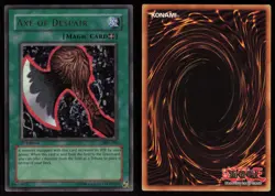 Axe of Despair MRL-002 Magic Ruler 1st Edition Ultra Rare YU-GI-OH - Image 3