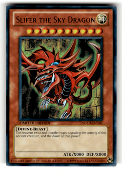 Slifer the Sky Dragon YGLD-ENG01 Limited Ultra Rare King of Games: Yugi's Legend - Image 1