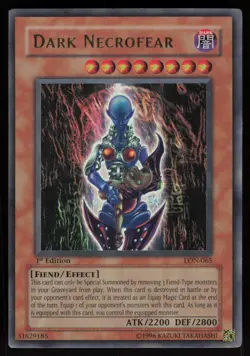 Dark Necrofear LON-065 Labyrinth of Nightmare 1st Edition Ultra Rare YU-GI-OH - Image 1