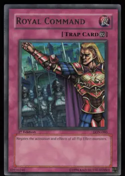 Royal Command LON-080 Labyrinth of Nightmare 1st Edition Ultra Rare YU-GI-OH - Image 1