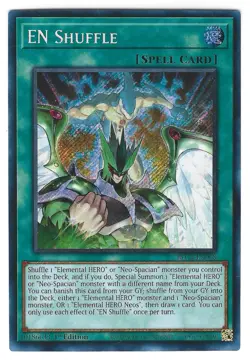 Yugioh EN Shuffle BLCR-EN008-Secret Rare-1st Ed NM - Image 1