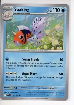 SEEKING SCARLET VIOLET 151 SET POKEMON CARD 119/165 NM/M - Image 1