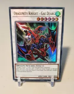 Dragunity Knight - Gae Dearg - BLLR EN059 *NM* 1st Ed Ultra Rare Yugioh Card - Image 1