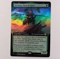 Gwenna, Eyes of Gaea (Extended Art) The Brothers' War Foil - Image 1