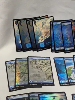 Lot of 38 MTG Magic the Gathering White Plains Full Art & some Foil Basic Land - Image 2