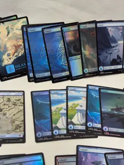 Lot of 38 MTG Magic the Gathering White Plains Full Art & some Foil Basic Land - Image 3